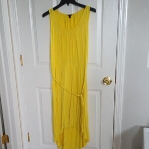 Ann Taylor Yellow High Low Dress